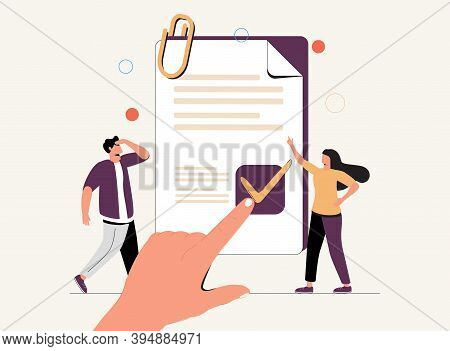 Policy As Legal Principles Statement With Text Protocol Tiny Person Concept. Procedure Regulation Do