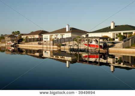 Domy Waterside, Padre Island, Texas Usa