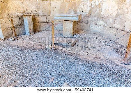 Monastery (friary) In Messara Valley At Crete Island In Greece. Messara - Is  Largest Plain In Crete