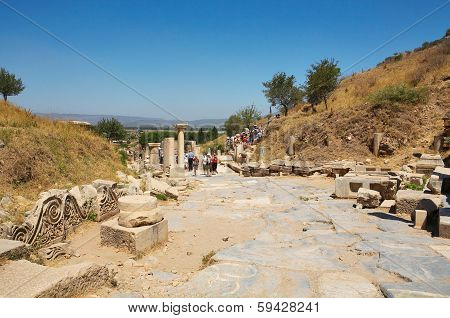 Curetes Street. Ephesus. Turkey