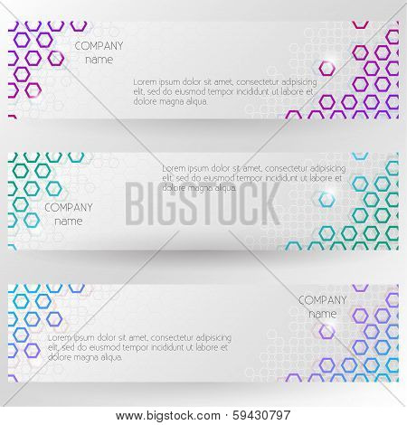 Corporate Honeycomb Banners