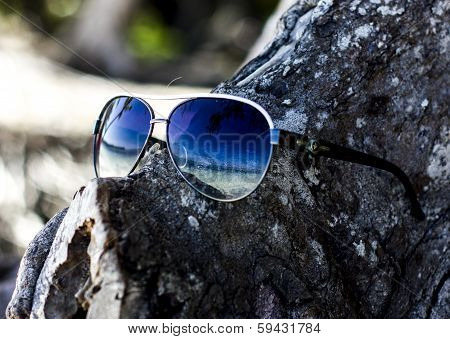 sea in the sun glasses
