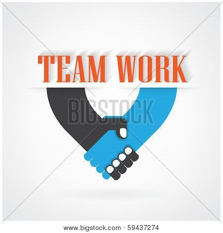 Handshake Abstract Design