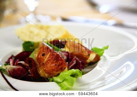 Dieat Salad With Meat