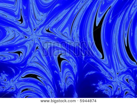 Abstrait bleu azur
