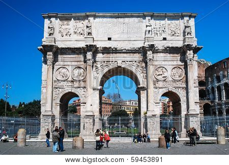 Arch Of Constantine, Rome
