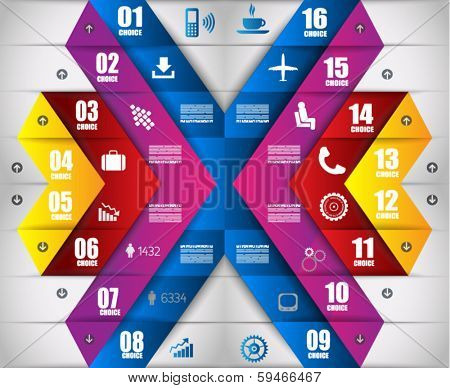 Modern Infographics template for data visualizations.