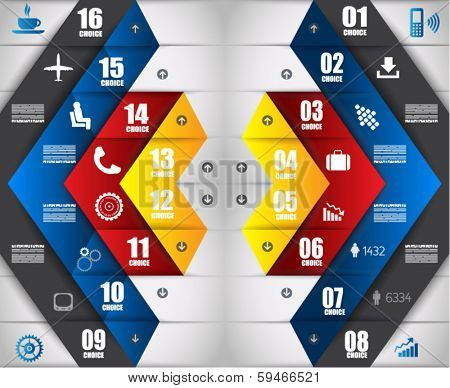 Modern Infographics template for data visualizations.