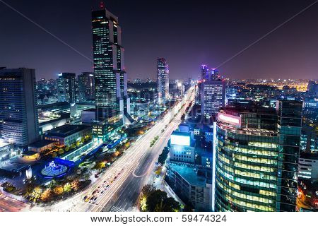 Gangnam district in Seoul