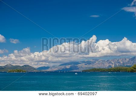 The Skorpios island in Nidri Lefkada Greece