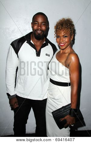 LOS ANGELES - AUG 2:  Michael Jai White at the Vivica A. Fox's Fabulous 50th Birthday Party at the Phillippe Chow on August 2, 2014 in Beverly Hills, CA