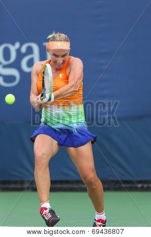Svetlana Kuznetsova from Russia during  US Open 2013 third round match