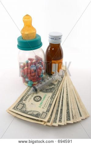 hohe Kosten für medizinische Rechnungen für Kinder