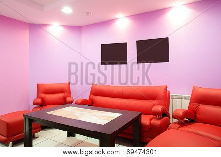 Bright Interior Of Living Room