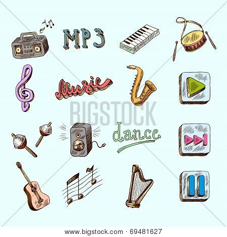 Music icons