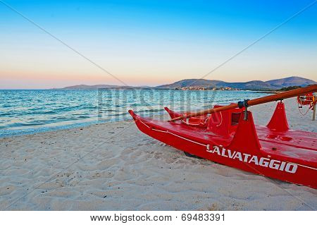 Lifeboat At Dawn