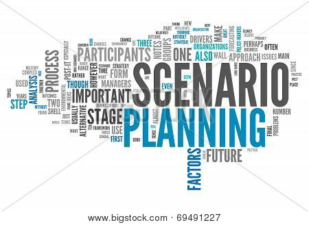 Word Cloud Scenario Planning