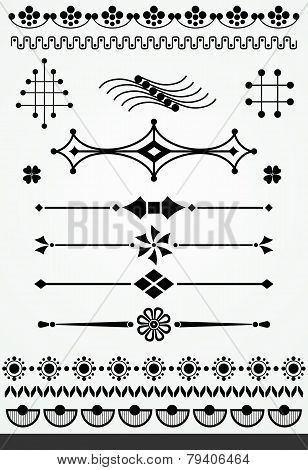 Geometric Page Decorations
