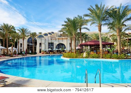 Sharm El Sheikh, Egypt -  November 30: The Tourists Are On Vacation At Luxury Hotel On November 30,