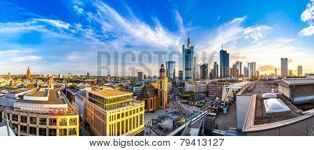 Aerial View Of Frankfurt