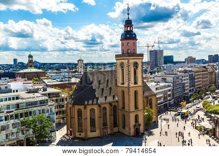 Financial District In Frankfurt