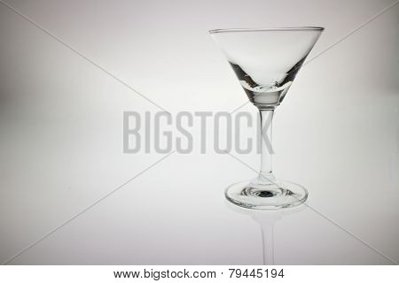 Empty Martini Glass