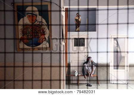 KOLKATA, INDIA - JANUARY 23: Shishu Bhavan, one of the houses established by Mother Teresa and run by the Missionaries of Charity in Kolkata, India on January 23, 2009.