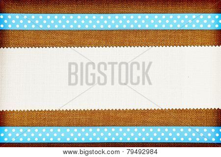 Decorative fabric background. Scrapbook, photobook concept 