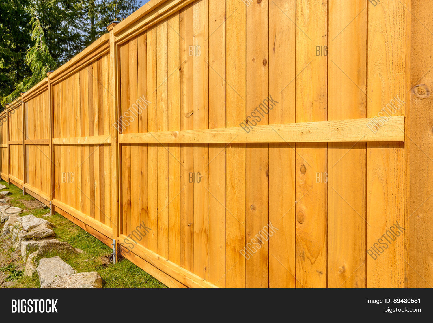Wooden Fence Green Image & Photo (Free Trial) Bigstock