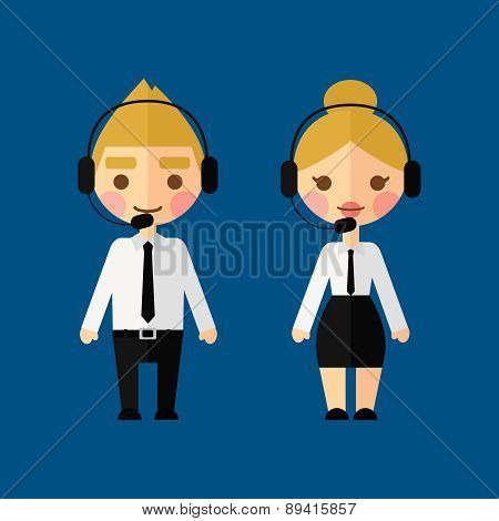 Call center operators.