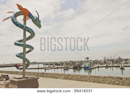 Sea Dragon At Seaport Village In San Diego