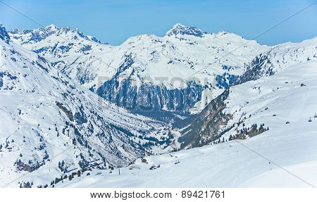Lech Zurs Ski Resort, Arlberg, Tyrol, Austria