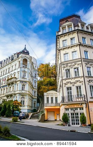 View On Moskevsky Dvur Hotel In Carlovy Vary