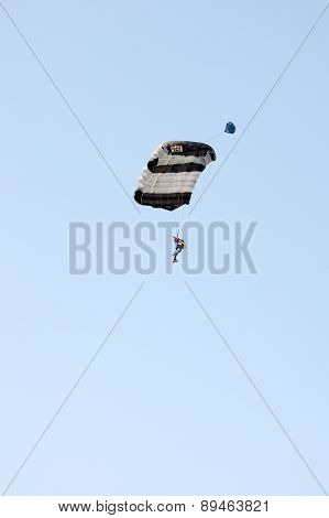 Base Jump In Shipwreck Beach Of Zakynthos Island