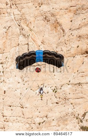 Base Jump In Shipwreck Beach Of Zakynthos Island