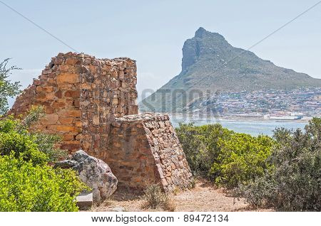 Ruins Of The East Fort Next To Chapmans Peak Drive