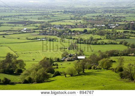 Vistas de Crickley Hill Country Park cerca de Gloucester
