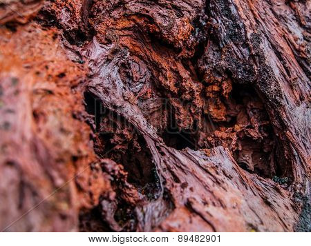 Solid lava