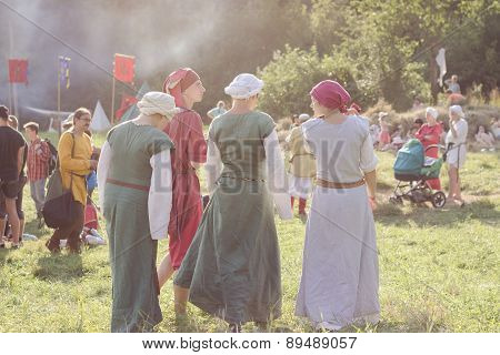 Participants Of Tustan' Festival In Urych, Ukraine, August 2, 2014