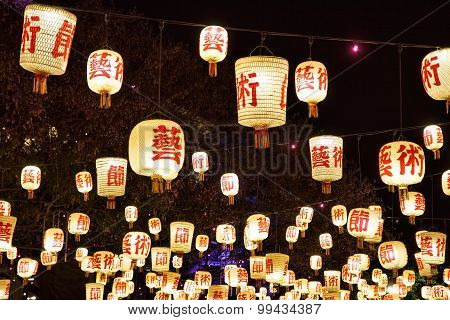 Lantern Garden at Brisbane Festival