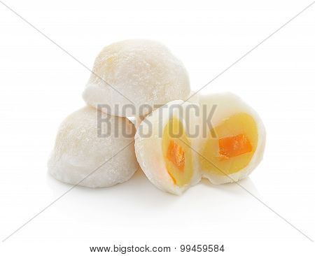 mochi isolated on white background
