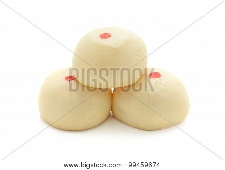 mochi isolated on white background