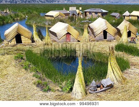 Uros floating islands