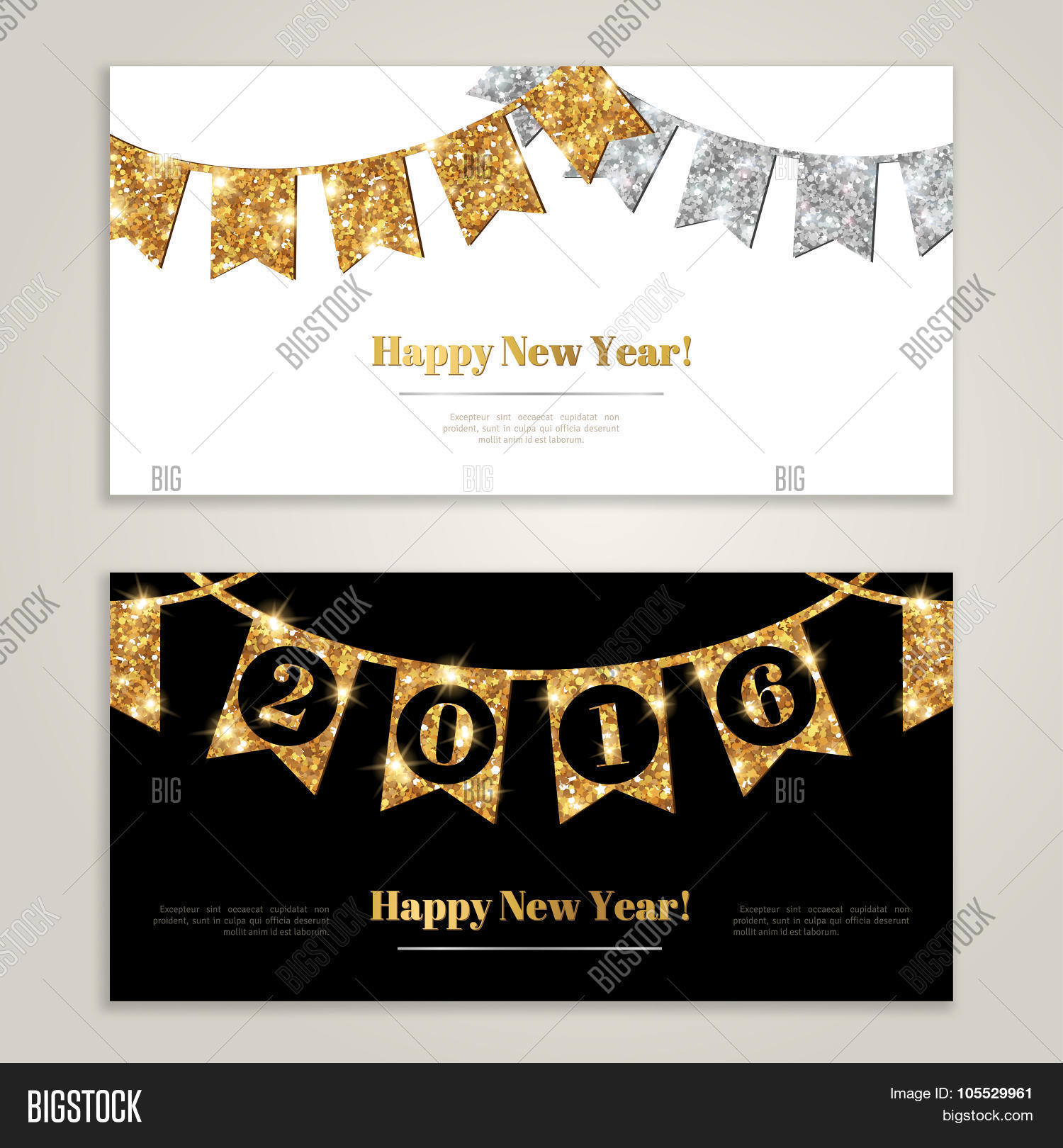 Happy New 矢量图和照片(免费试用) | Bigstock