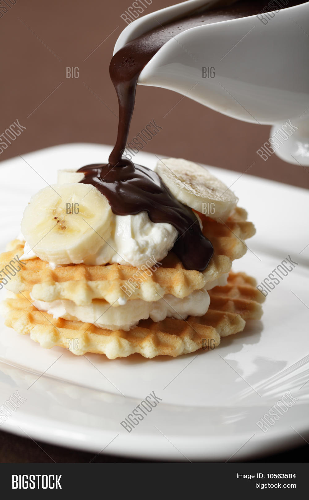 Waffle Banana Image & Photo (Free Trial) Bigstock