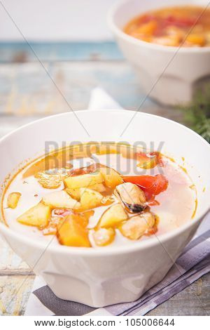 Soup With Mussels