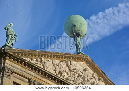 Atlas Carrying the Globe Statue