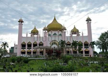 Kuching Town Mosque a.k.a Masjid Bandaraya Kuching in Sarawak, Malaysia