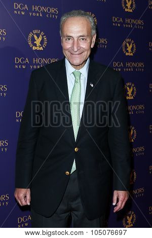 NEW YORK-OCT 15: U.S. Senator (D-NY) Charles Schumer attends the DGA Honors Gala 2015 at the DGA Theater on October 15, 2015 in New York City.