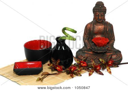 Budda i orchidea